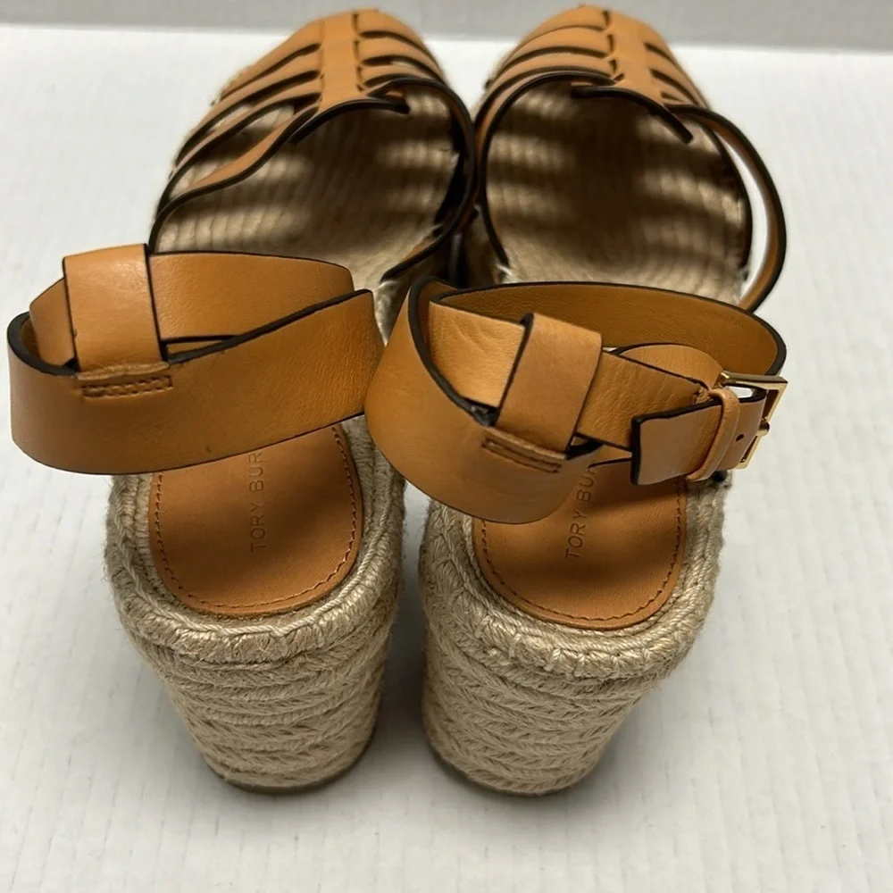 Tory Burch Women's Fisherman Espadrille Wedge Heel Platform Sandals